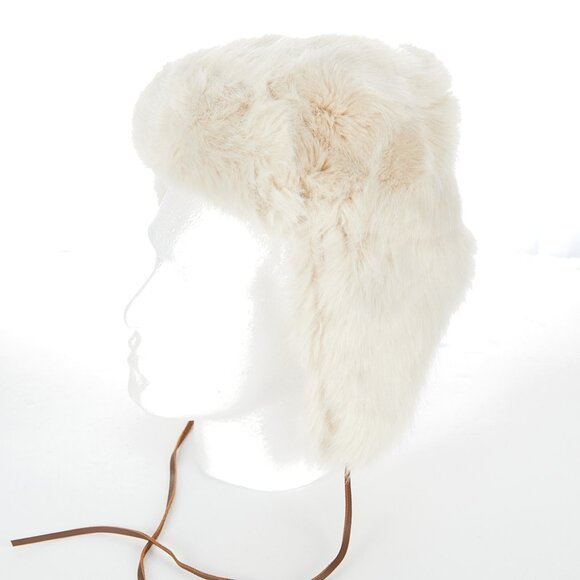 Restoration Hardwear RH Ushanka Faux Fur Trapper Hat NEW - Picture 4 of 10